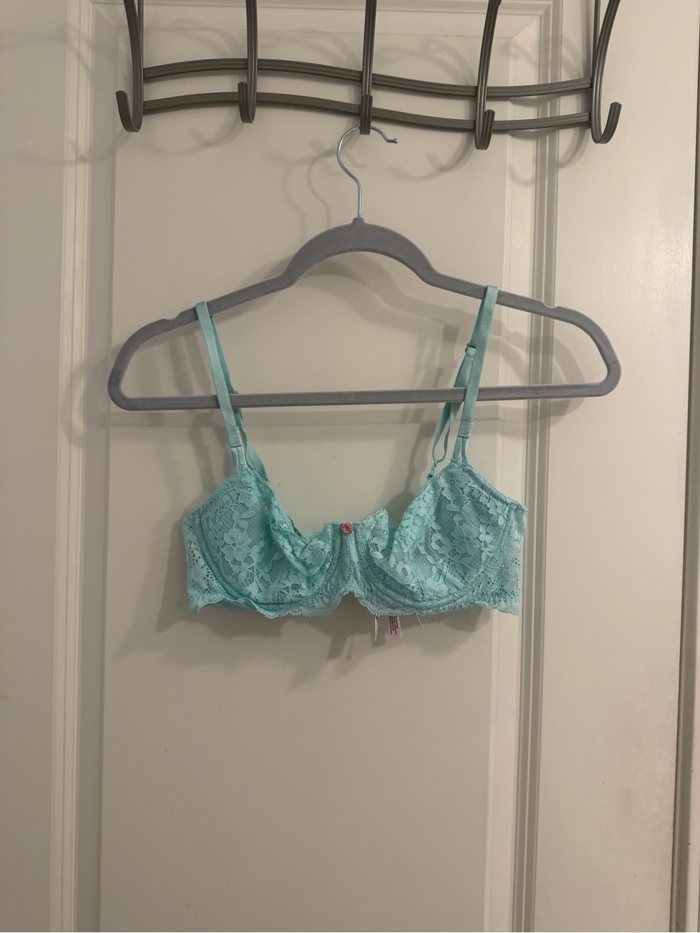 Blue Victoria’s Secret Dream Angels Push Up Non Padded Bra